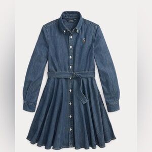Girl 12 Ralph Lauren Denim Shirtdress
